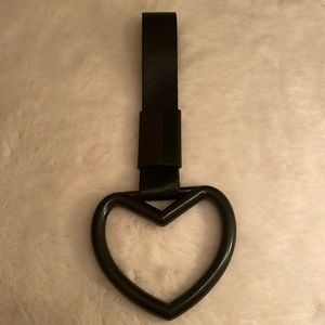 JDM Tsurikawa Ring Heart Handle Strap Drift Charm